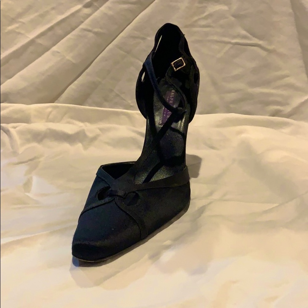 Ralph Lauren collection. Satin black. Size 9.5/39